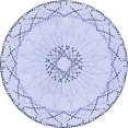 thumbnail image 1 of Ahgly Company Tapis Rond Lavable en Machine Intérieur Transitionnel Bleu Lavande, 5 Pieds Rond, 1 of 7