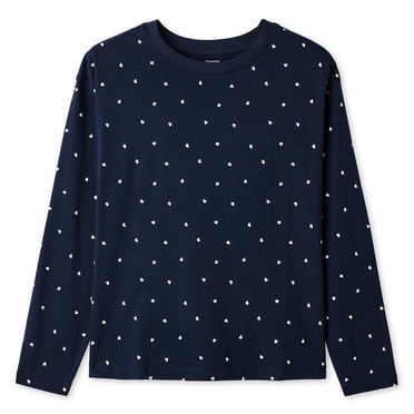 George Girls' Long-Sleeve Printed T-Shirt