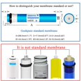 thumbnail image 5 of Geekpure Membrane RO d'Osmose Inverse 100 GPD - Certifiée NSF - Cartouche de Remplacement de Filtre à Eau - Lot de 2, 5 of 5