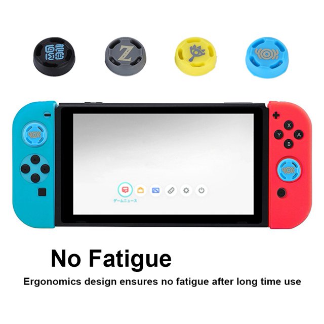 Mootea Poignée de Pouce, Joystick de Remplacement Antidérapant avec Couvercle en Silicone pour Switch/PS3/