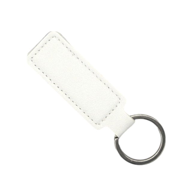 mmirethe Leather Lightweight Key Ring Hoop - Convenient And Durable For Everyday Suitable For Men And Women Motorcycle Keychain white