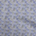 thumbnail image 1 of oneOone Velvet Medium Blue Fabric Mix Ikat Craft Projects Decor Fabric Printed By The Yard 58 Inch Wide, 1 of 4