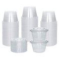 thumbnail image 2 of Galashield 100 Sets 4 oz Small Plastic Containers with Lids, Jello Shot Cups, Disposable Portion Containers, Souffle Cups for Sauce and Dressing, 2 of 4