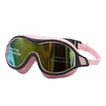thumbnail image 2 of Sale Today Clearance! Adult Waterproof Large Frame Swimming Goggles With PC Lenses Against-Fogs Coating Silicone Fits For Comfortion And Training, 2 of 6