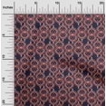 thumbnail image 1 of oneOone Georgette Viscose Fabric Swirl Block Decor Fabric Printed BTY 42 Inch Wide, 1 of 4