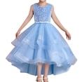 thumbnail image 2 of Kcodviy Robe de Demoiselle d'Honneur pour Fille Robes pour Bébés Filles Élégante en Dentelle Robes de Baptême pour Fille Robe de Mariée Robes de Fête, 2 of 4