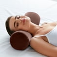thumbnail image 1 of KITTEHIGM Long Cylindrical Lumbar Pillow Cushion for Office and Home Support, 1 of 5