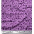 thumbnail image 1 of Soimoi Velvet Fabric Snowflake Artistic Printed Fabric 1 Yard 58 Inch Wide, 1 of 3