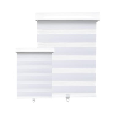 Hauz 6084WHTCD - Store de Fenêtre Filtrant la Lumière Alterné, Sans Cordon, 60 Pieds' X 84 Pieds', Blanc