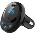 thumbnail image 1 of Car Bluetooth FM Transmitter, Hands-free Call Bluetooth Car Adapter, Wireless Bluetooth FM Radio Adapter Car Kit with Bass Booster, 1 of 7