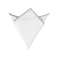 thumbnail image 1 of INSPIRE CHIC Men's Pocket Square Cotton Handkerchiefs for Suits Jacket Silver Gray One Size, 1 of 4