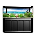 thumbnail image 1 of Durable Aquarium Decorative Sticker, High Transparency Aquarium Background Sticker, For Aquaridum Fish Tank Household Office 91x50cm, 1 of 8