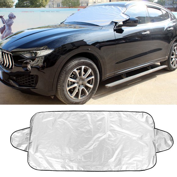 Car Window Sun Shade, 200x70cm Car Window Sun Shade Windshield Screen Block Cover Protector Sun Visor