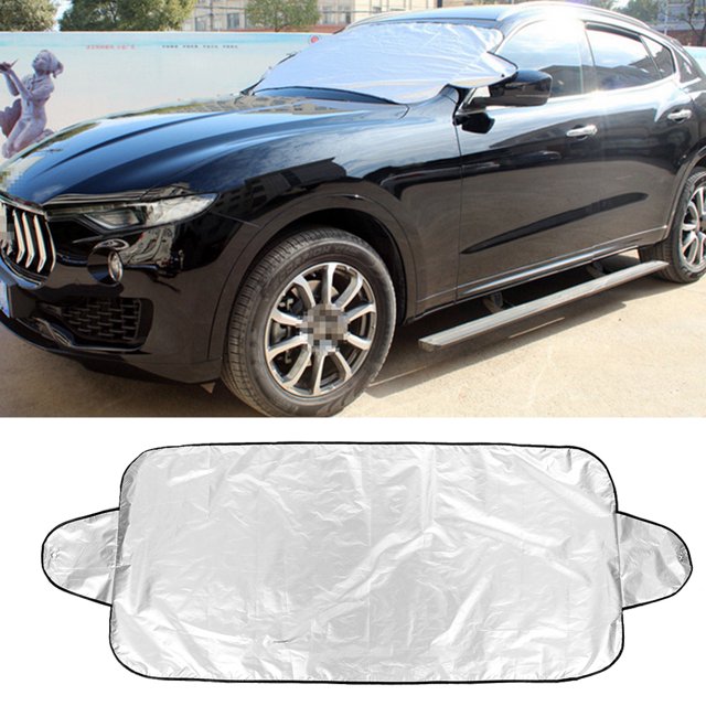 Car Window Sun Shade, 200x70cm Car Window Sun Shade Windshield Screen Block Cover Protector Sun Visor
