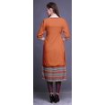 thumbnail image 4 of Bimba Robes Tuniques Droites pour Femmes Kurti Imprimé Tenue d'Été Kurta, 4 of 5