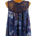 thumbnail image 3 of Mode Grande Taille Robe Femmes Sleevelss Dentelle Robe Imprimée en Vrac Casual Été Robe, 3 of 5