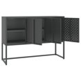 thumbnail image 2 of vidaXL Buffet Anthracite 105x35x75 cm Acier, 2 of 5