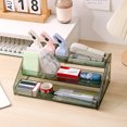 thumbnail image 4 of Fufafayo Desktop Organizer Display Stand, Elegant Office Desk Organizer, Modern Desktop Storage Shelf, Multi Compartment Display Rack for Stationery Gadgets Documents, 4 of 7