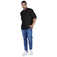 thumbnail image 2 of Atasi Chemise Henley Indienne pour Homme à Manches Longues, Décontractée, Col Mandarin, Courte Kurta, 2 of 7