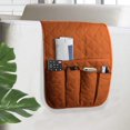 thumbnail image 1 of HLONK Sofa Armrest Organizer Non-Slip Arm Chair Bedside Caddy Storage Organizer for Recliner Couch with 5 Pockets for Cell Phone TV Remote Control Magazines, 1 of 6