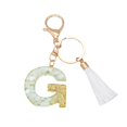 thumbnail image 1 of Bag of Crystals,New White Tassel Letter Key Chain Crystal Drop Pendant Fashionable Bag Key Chain,Personalized Key Chain, 1 of 2