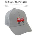 thumbnail image 3 of MIASHUI Cute Embroidery Kids Baseball Cap Adjustable Mesh Hat for Boys Girls,Grey,2-8 Years, 3 of 6