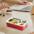 thumbnail image 4 of TACILIP Lunch Box Microwave Oven Lunch Box Japanese Style Style Student Lunch Box Compartment Large Capacity Work with Cutlery Sealed Salad, Gifts for Men, 4 of 6