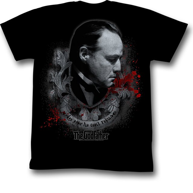 Godfather T-Shirt Noir pour Adulte Montrant du Respect