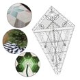thumbnail image 4 of Multi-Function Quilting Template Ruler Patchwork Drawing Craft Simple Solid Color Measuring M L Periwinkle Sewing Tools for Stickers S, 4 of 8