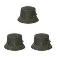 thumbnail image 4 of Thinsony Polyester Breathable Fisherman Cap For Sun Protection And Comfort Sunscreen Fisherman Cap Hat Summer Olive 58cm 3Set, 4 of 6