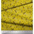 thumbnail image 3 of Soimoi Cotton Duck Fabric Notes,Piano & Guitar Musical Instrument Print Fabric by The Yard 56 Inch Wide, 3 of 3