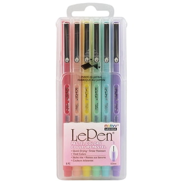 Marvy Uchida® Lepen® 6Pc Set Pastel Colours