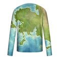 thumbnail image 5 of TIMIFIS T-Shirt pour Homme Classique Incontournable Chemises pour Hommes Hauts Décontractés Col Rond Chandail à Enfiler Manches Longues T-Shirt Hauts Été Vêtements Confortables Chemise à Imprimé Graphique Vintage-Greenfall, 5 of 5