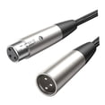 thumbnail image 1 of XLR Câble de Microphone XLR Fil Résistant pour Amplificateur Haut-Parleur Système Mélangeur 2m, 1 of 3