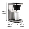 thumbnail image 2 of OXO Brew Cafetière en Acier Inoxydable pour une Tasse Ou 8 Tasses avec Carafe Isolée, 2 of 9