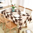 thumbnail image 4 of Fall Sunflower Vinyl Tablecloth Rectangle Plastic PVC Oilcloth Tablecloths Wipeable Table Cloth Cover for Foot Folding Tables Kitchen Dining Room Table Crafting x, 4 of 7