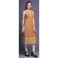 thumbnail image 3 of Bimba Tuniques Droites pour Femmes Imprimées Sans Manches Kurti Décontractée Robe Petite, 3 of 5
