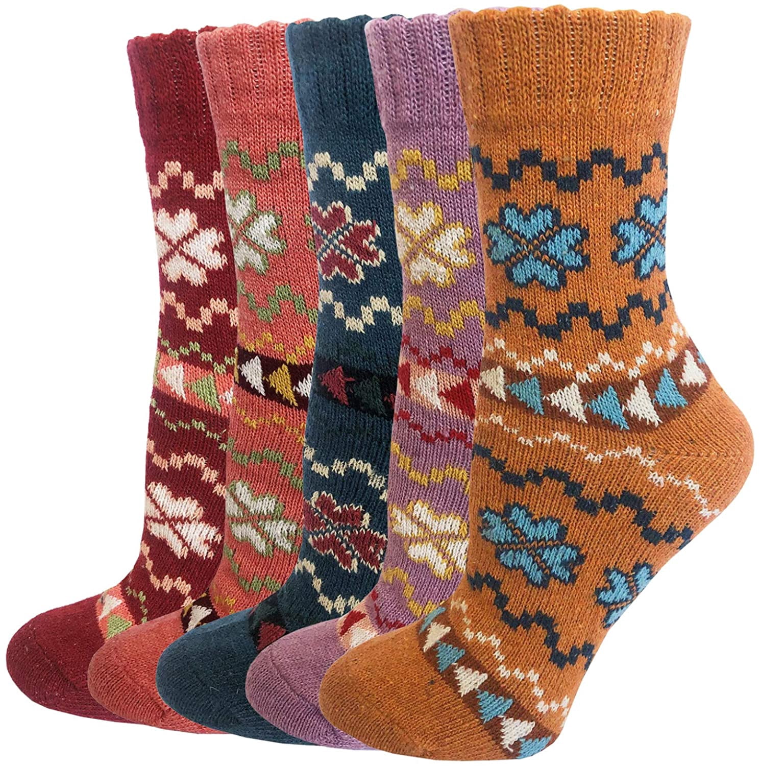 Women's Winter Wool Crew Socks