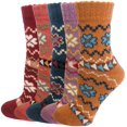 thumbnail image 1 of Women's Winter Wool Crew Socks, 1 of 5