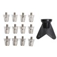thumbnail image 1 of 12 Pcs Football Boot Studs Non Slip Thread Screw 13/15/18mm Dia Turf Replacement Spikes For Indoor Outdoor Sports Training New, 1 of 12