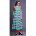 thumbnail image 3 of Bimba Kurti Longue Imprimée pour Femmes Robe Anarkali Indienne Haut Tunique Décontracté, 3 of 5