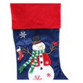 thumbnail image 3 of Temps de vacances Velvet Snowman Bas, 20 pouces, multi couleur, 3 of 4