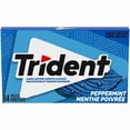 thumbnail image 1 of Trident Gomme Sans Sucre à la Menthe Poivrée, 14 Pcs, 14 Unités, 1 of 4