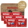 thumbnail image 4 of HUGGIES Little Snugglers Baby Diapers, Econo Pack, Size 1-6, Count 108-198, 4 of 5
