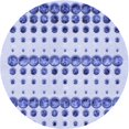 thumbnail image 1 of Ahgly Company Machine Washable Indoor Round Transitional Heavenly Blue Area Rugs, 8' Round, 1 of 7