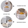 thumbnail image 4 of Weiweiguan Food Steamer Double Layer Kitchen Steamer Microwave Steamer Kitchen Tool, 4 of 6