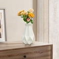 thumbnail image 1 of Drop Resistant Plastic Vase Hydroponic Flower Planter for Living Room Decor, Imitation Ceramic Home Decoration Centerpiece, 1 of 3