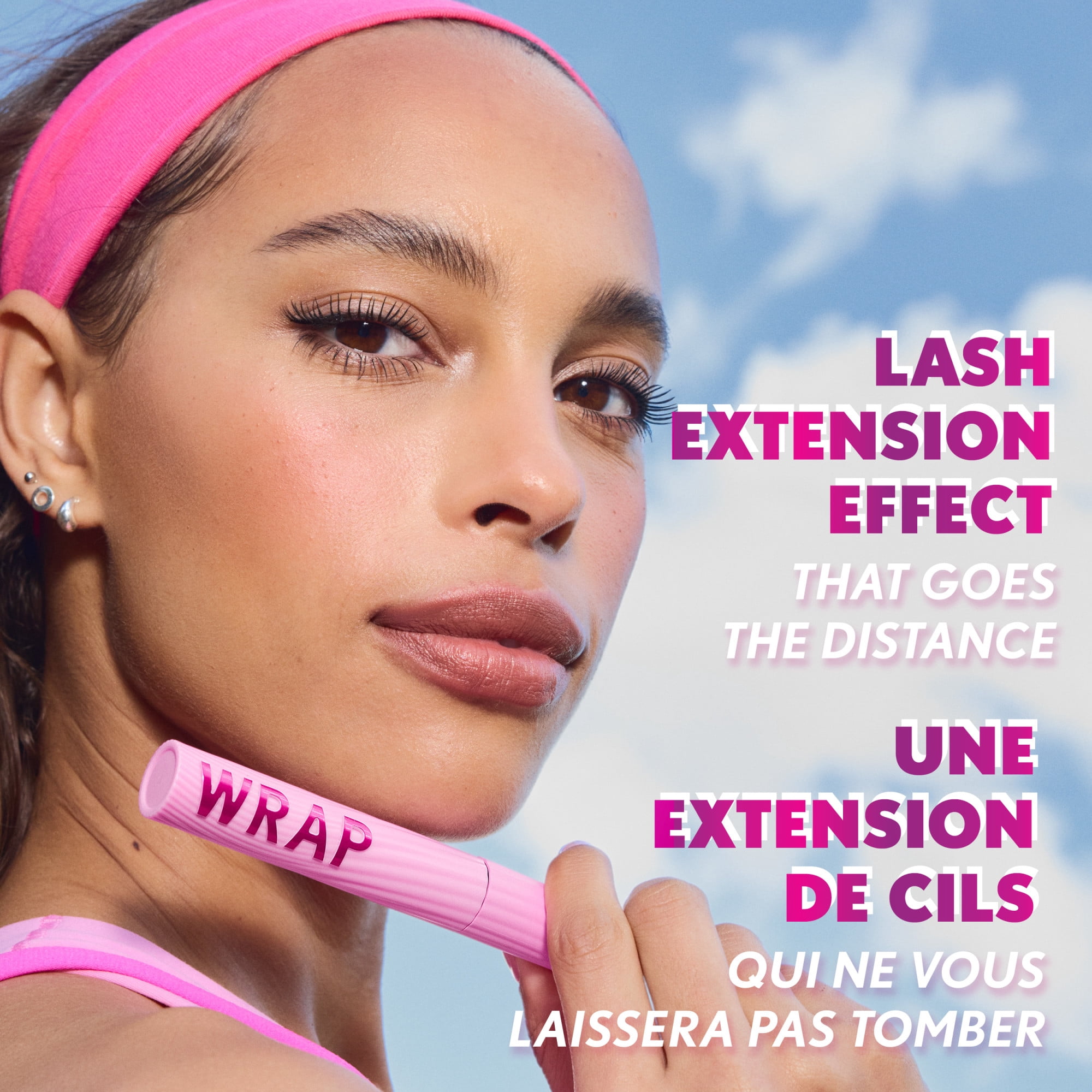 COVERGIRL Mascara Eye Enhancer Wrap Tubing, 800 Max Motion Black, sans paquets, sans résidus, sans bavures, tenue 30 heures