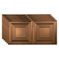 thumbnail image 1 of Fasade 2ft x 4ft Vinyl Ceiling Panel, 5 Pack, Oil Rubbed Bronze, 1 of 5