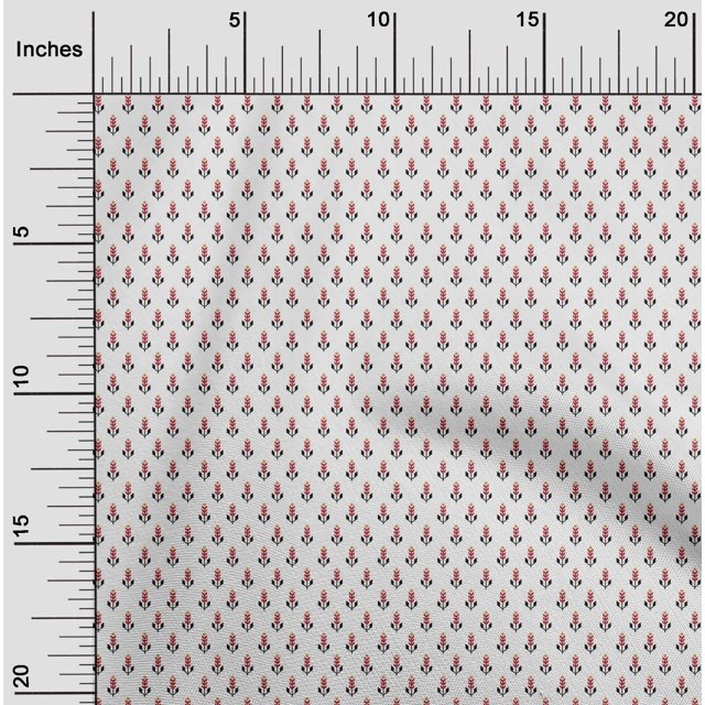 oneOone Georgette Viscose Fabric Arrow Geometric Printed Craft Fabric BTY 42 Inch Wide